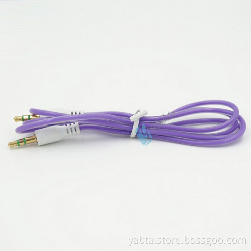 Male To Male 3.5mm Jack Fluorescence Audio Cable
